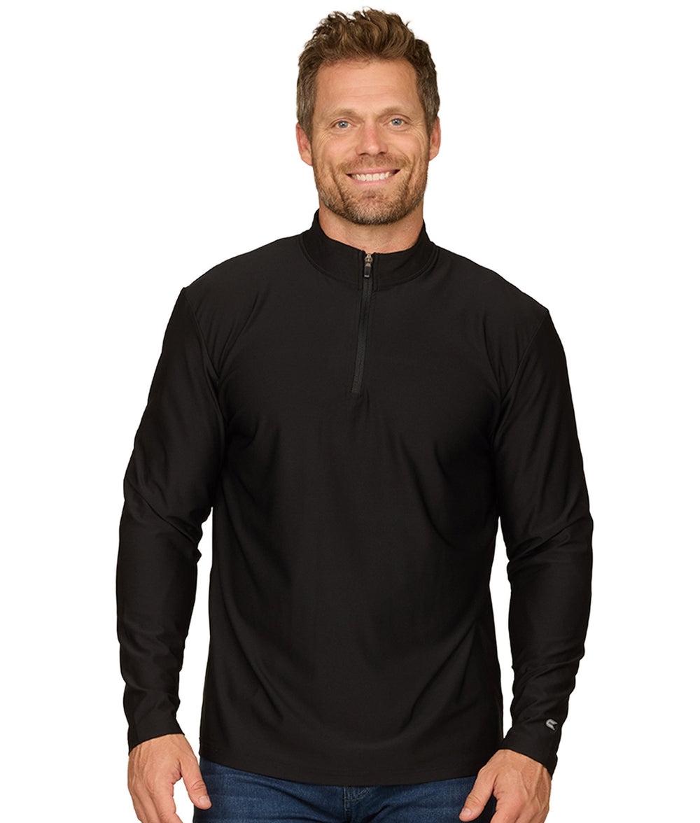Men's Black Dover Quarter Zip
