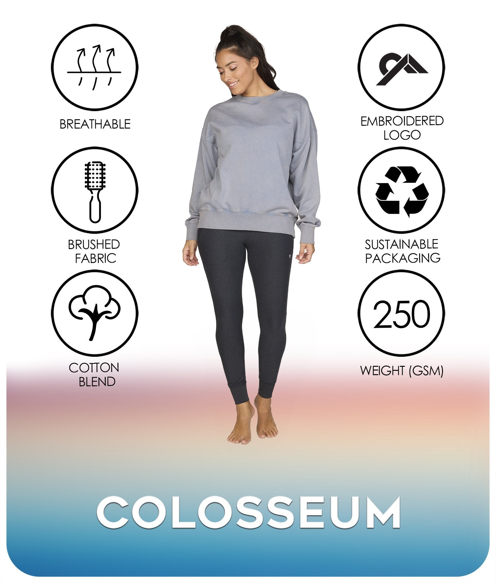 Women's Infinity Dulce Oversized Pullover Features