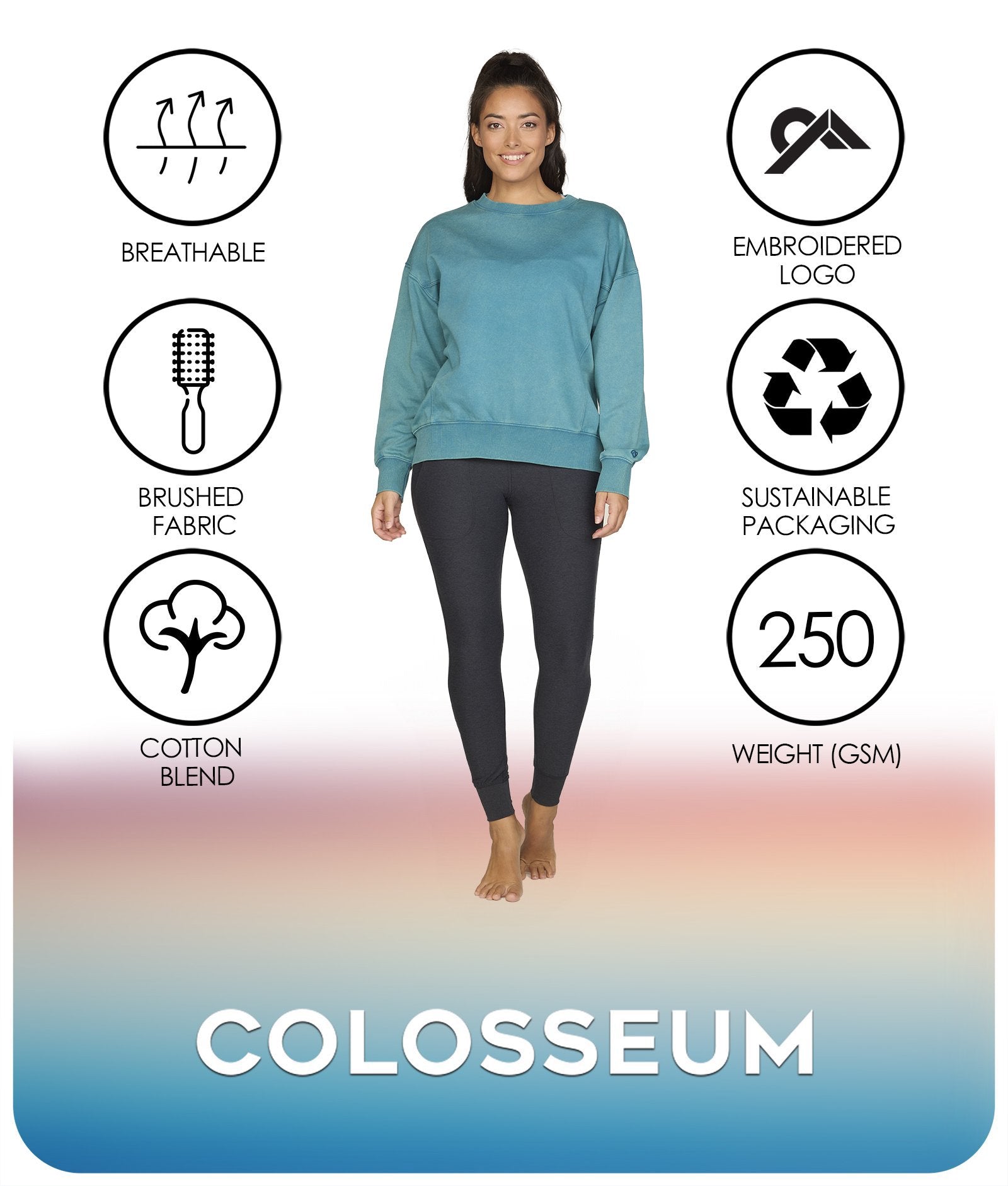 Women's Mirage Dulce Oversized Pullover Features
