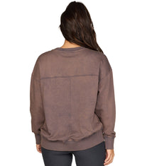 Women's Mocha Dulce Oversized Pullover