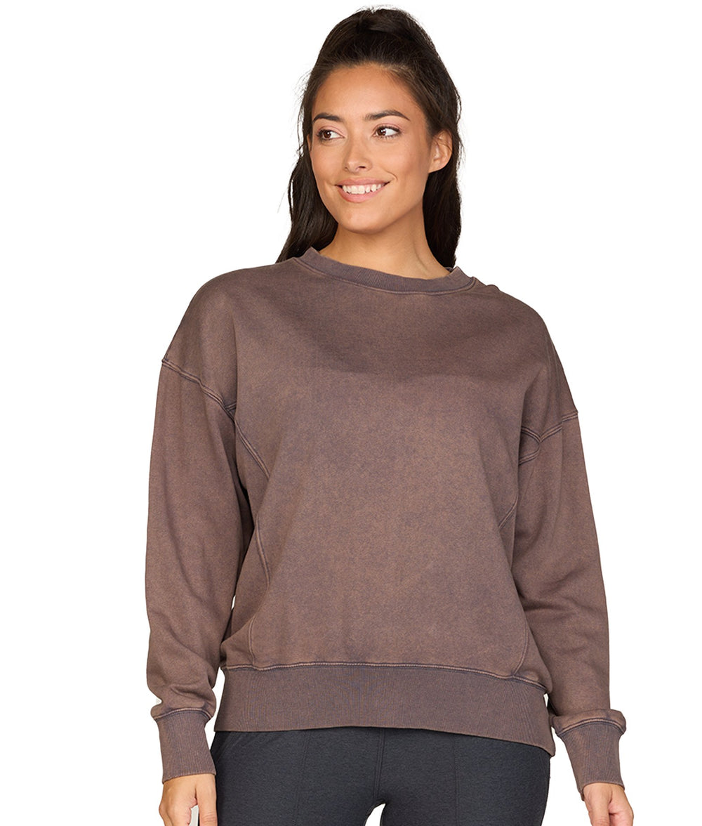 Women's Mocha Dulce Oversized Pullover