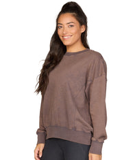 Women's Mocha Dulce Oversized Pullover