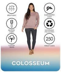 Women's Purple Rain Dulce Oversized Pullover Features