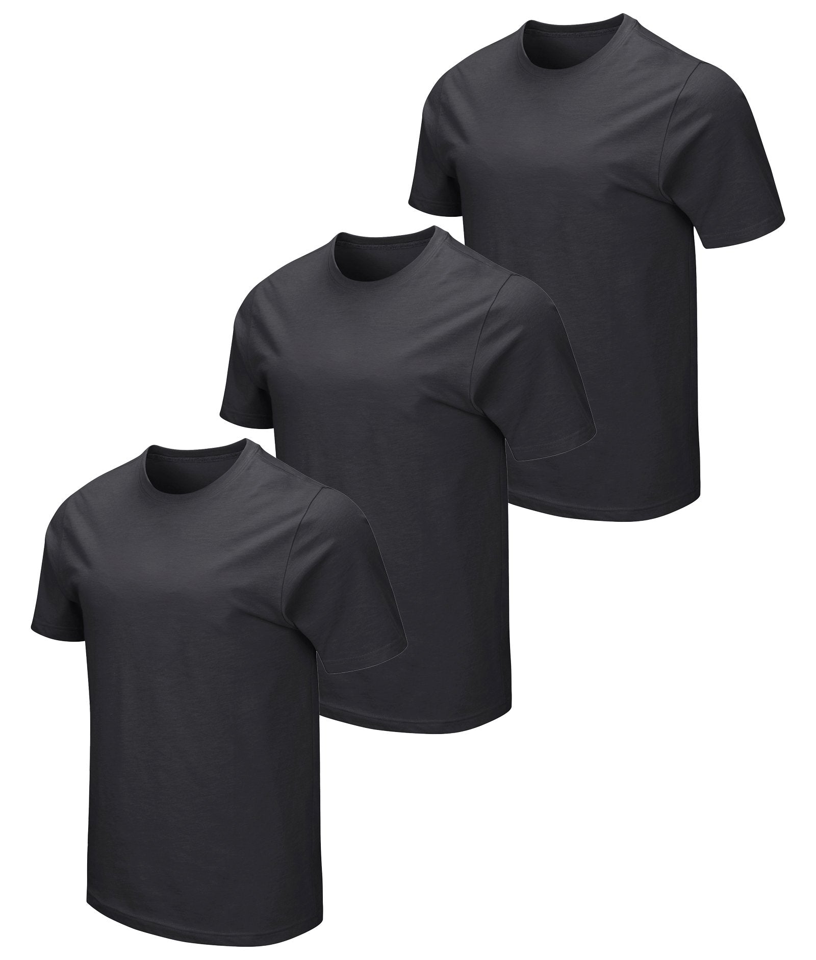 Men's Black 3-Pack Essential Dual Blend Tee