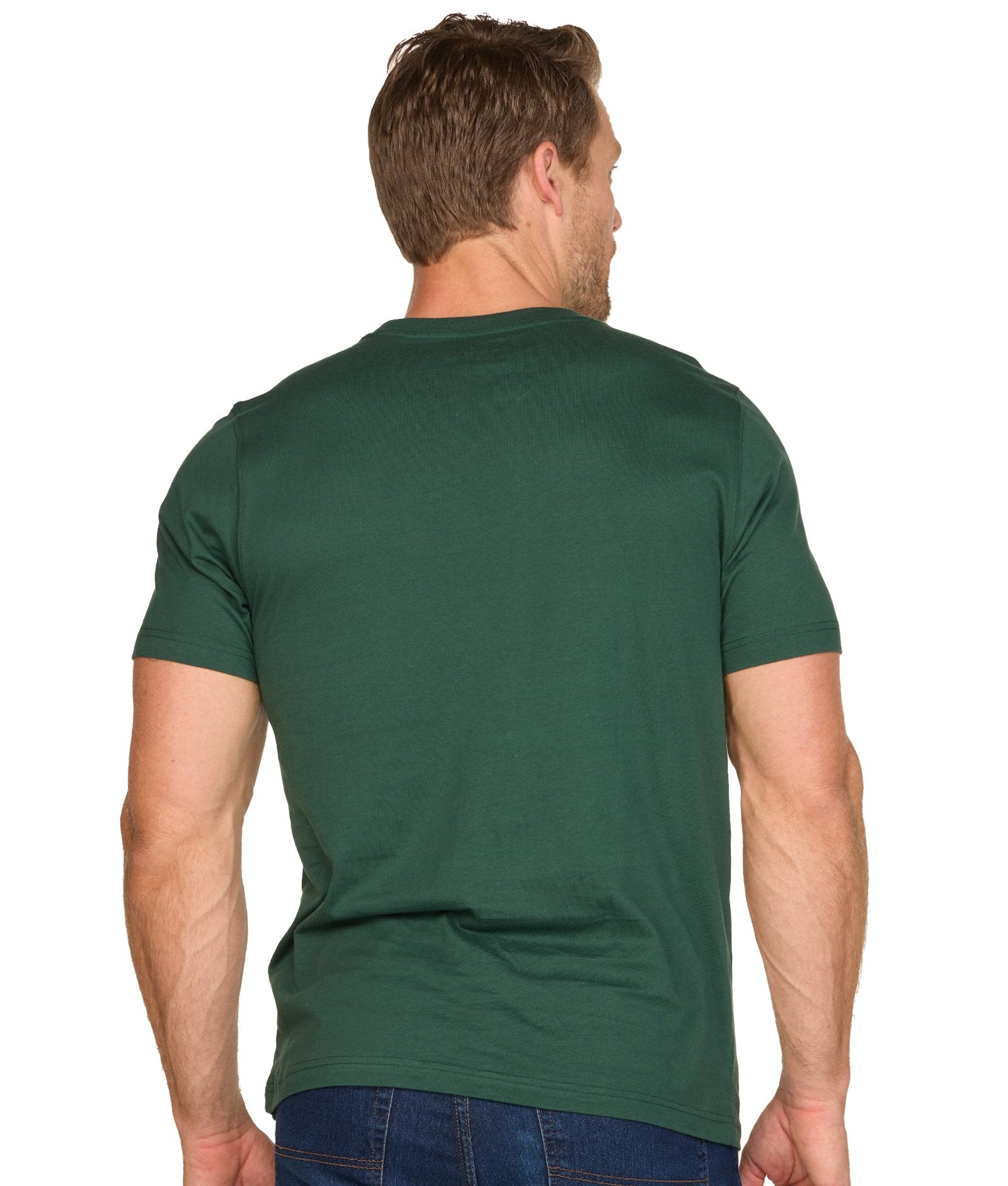 Men's Forest Green Field Short Sleeve Tee