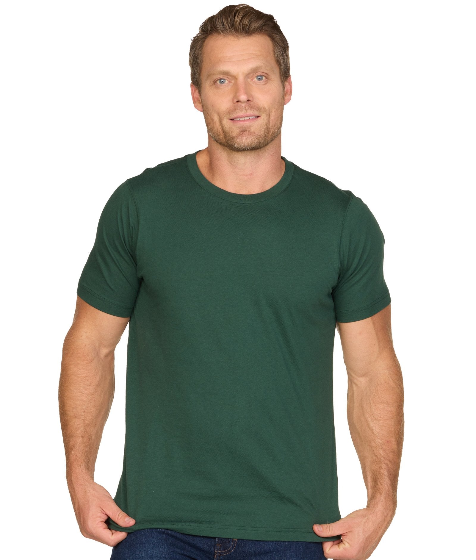 Men's Forest Green Field Short Sleeve Tee