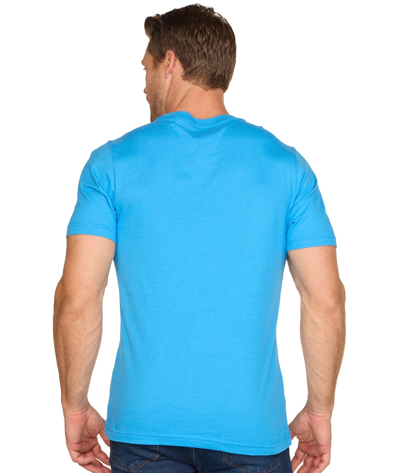 Men's Italian Blue Field Short Sleeve Tee