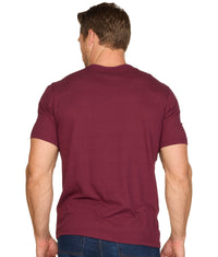 Men's Maroon Field Short Sleeve Tee