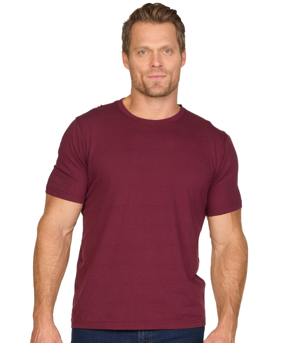 Men's Maroon Field Short Sleeve Tee