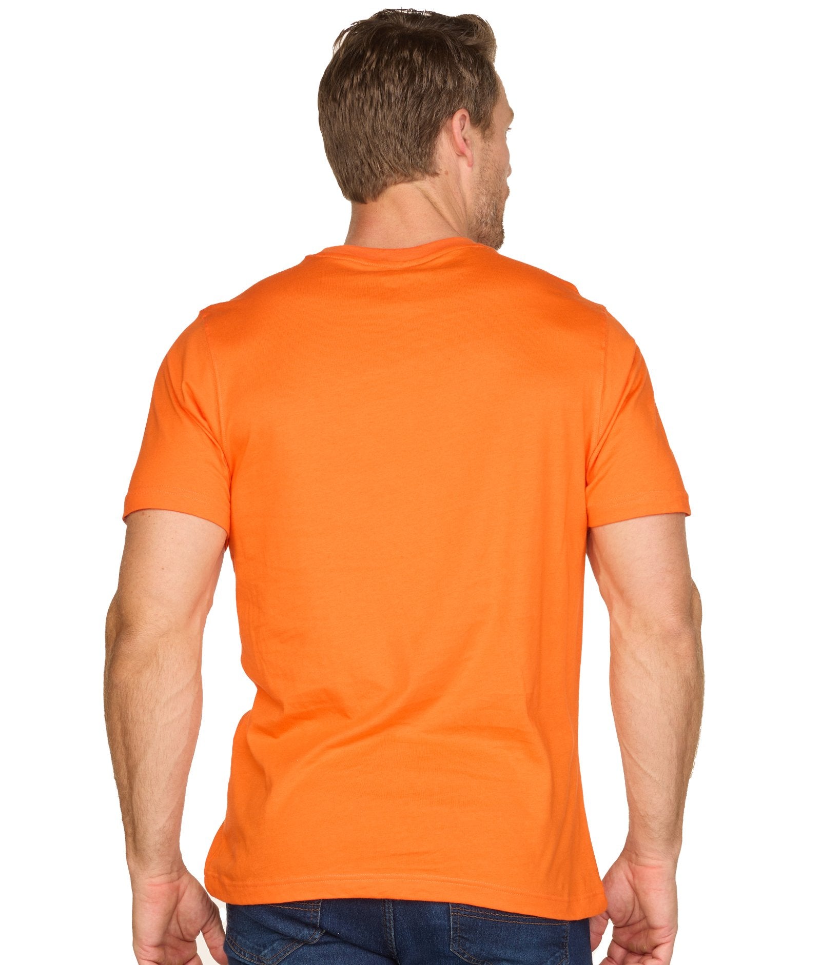 Men's Orange Field Short Sleeve Tee