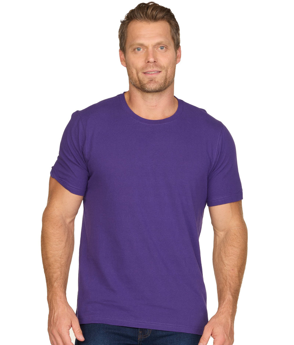 Men's Purple Field Short Sleeve Tee