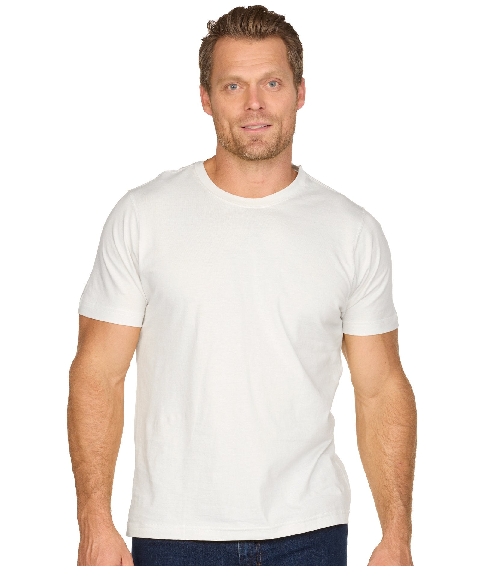 Men's White Field Short Sleeve Tee