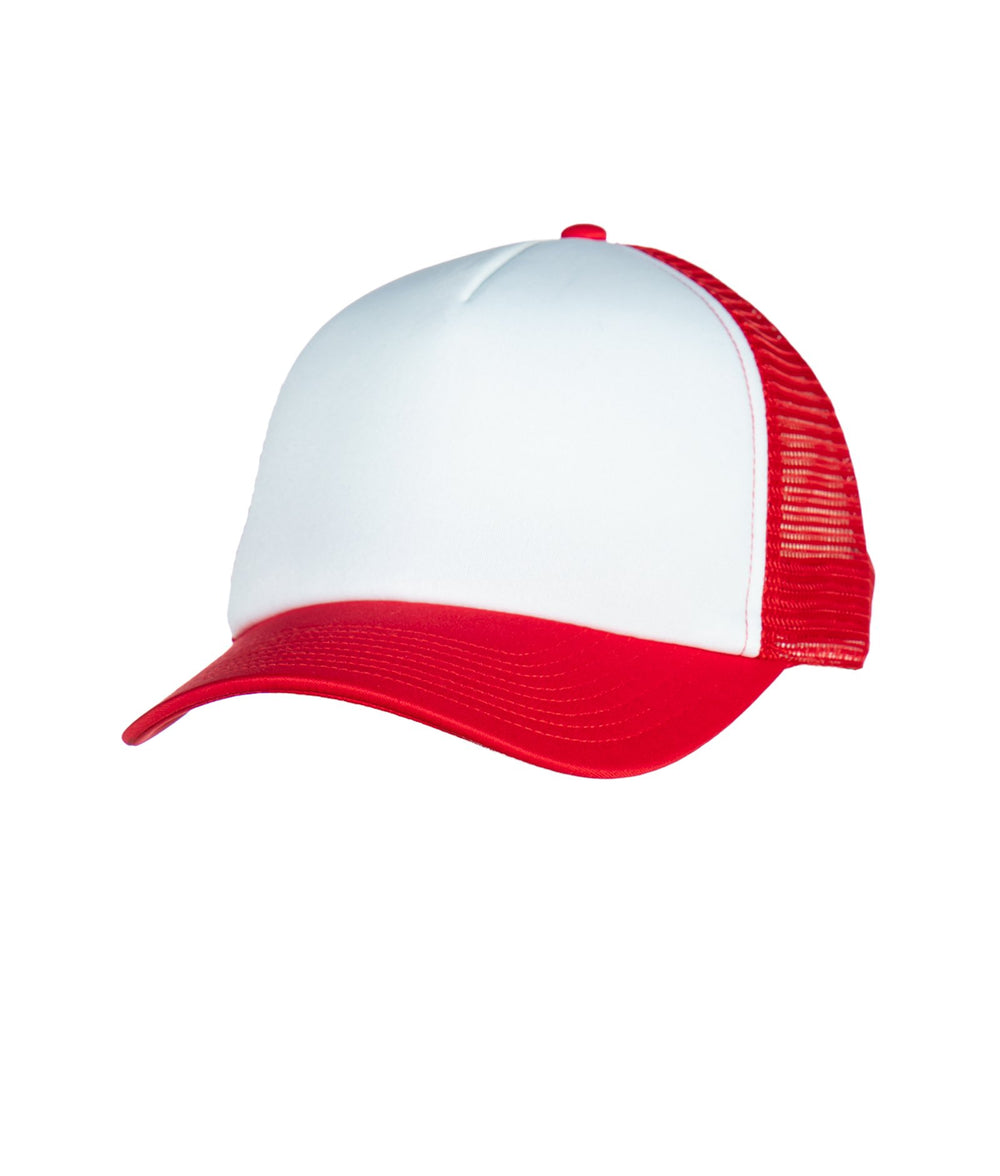 Foam Front Red Trucker Hat