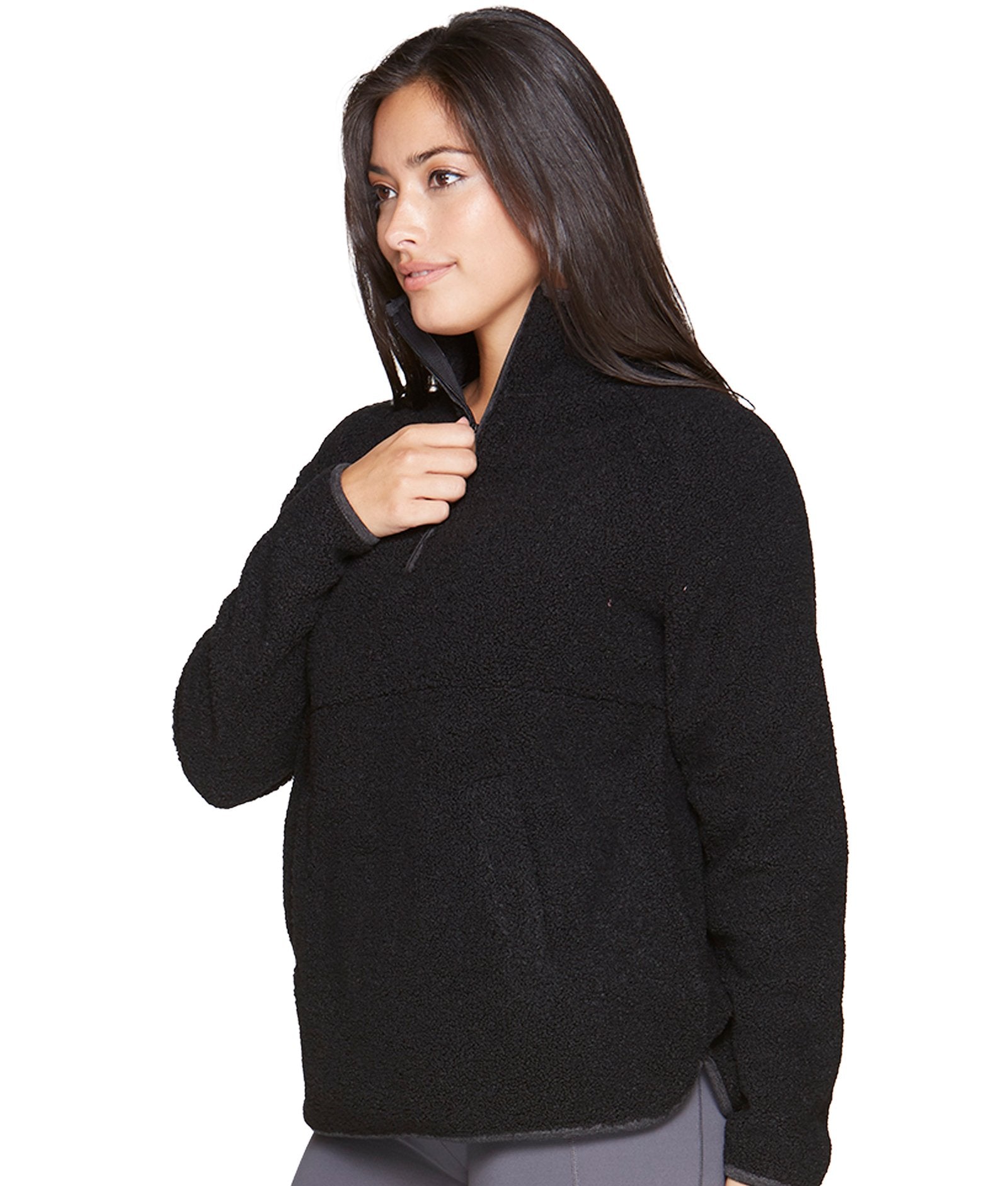 Frankie Sherpa 1/4 Zip Jacket – Colosseum Athletics