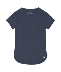 Youth Girl's Navy Myla Tee