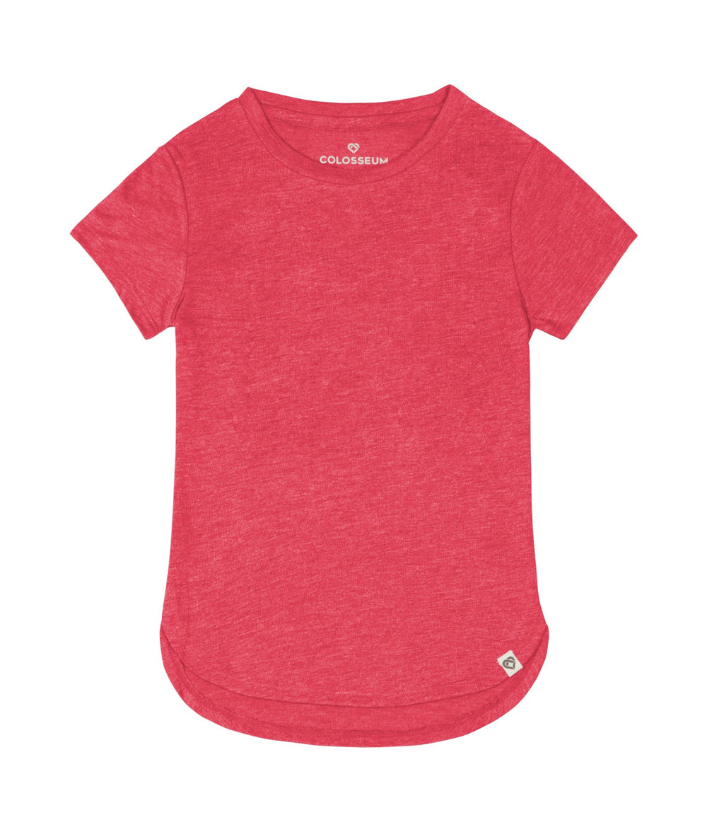 Youth Girl's Red Myla Tee