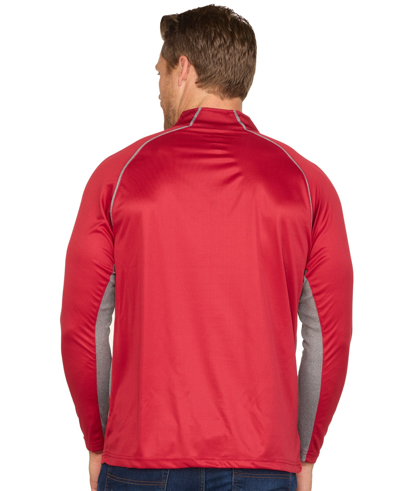 Men's Cardinal Glide Long Sleeve Quarter Zip Windshirt