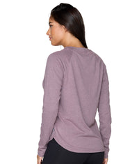 Women's Mauve Harlow Long Sleeve Tee