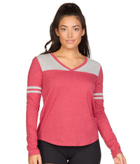 Women's Cardinal Heritage Long Sleeve Tee