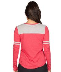 Women's Red Heritage Long Sleeve Tee