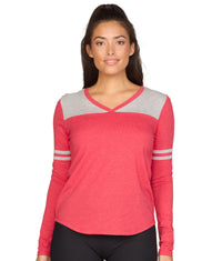 Women's Red Heritage Long Sleeve Tee