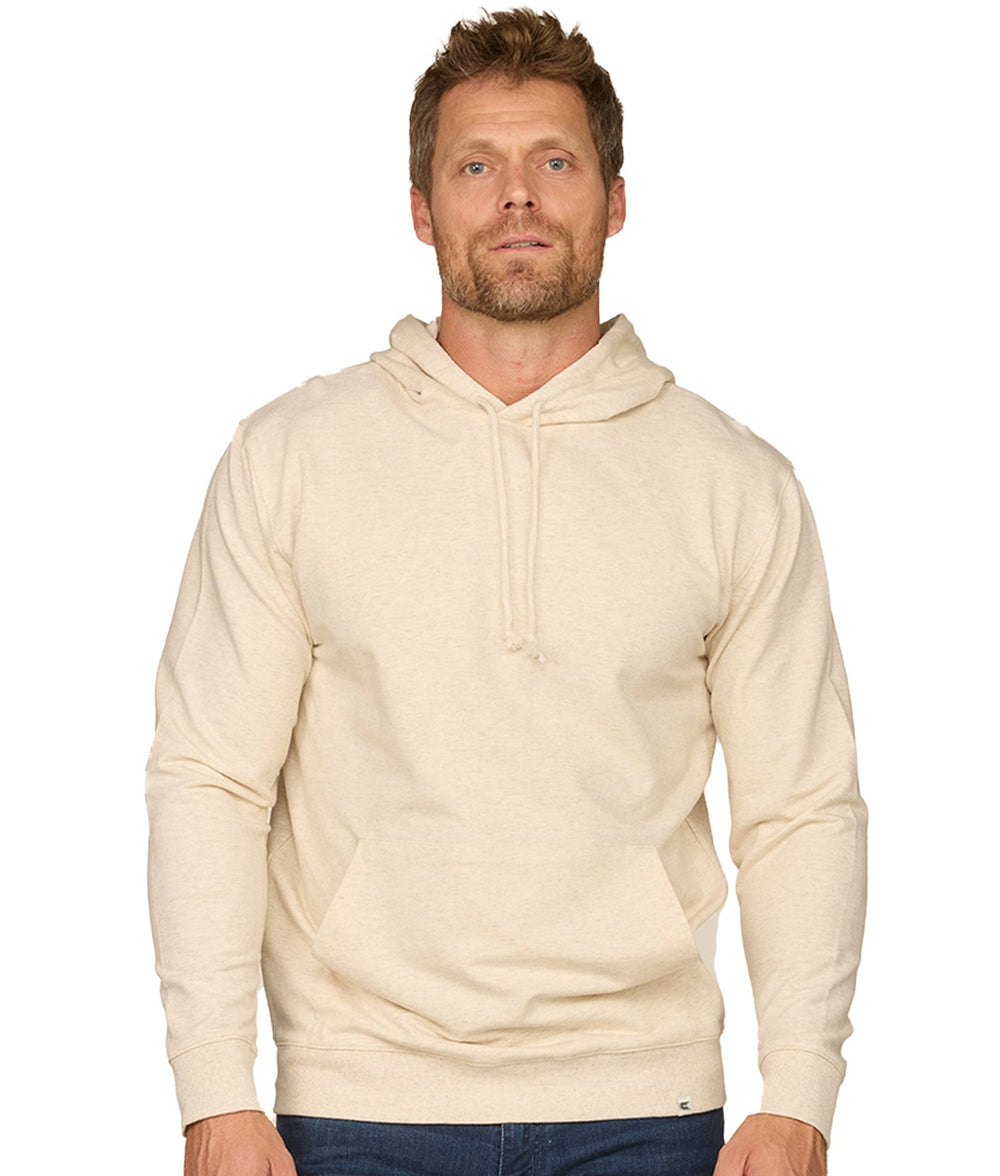 Men's Oatmeal Holland Pullover Hooded Fleece