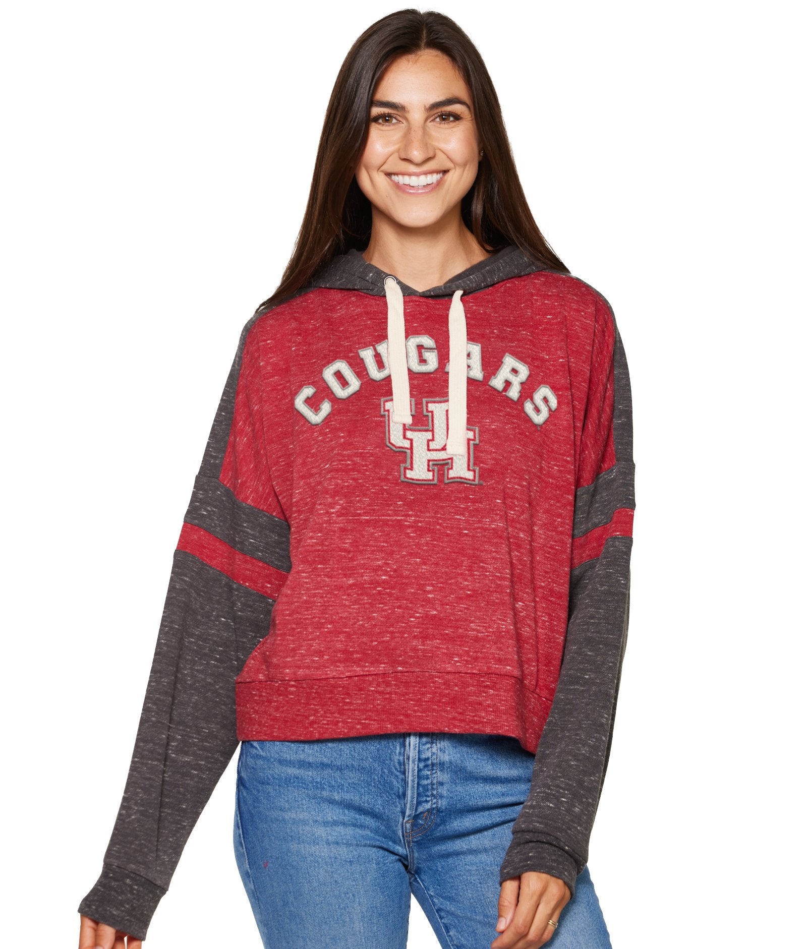 Women's Houston Cougars Lost City Speckle Hoodie