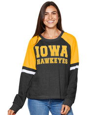 Women's Iowa Hawkeyes Fairfax Scoop Neck Fleece