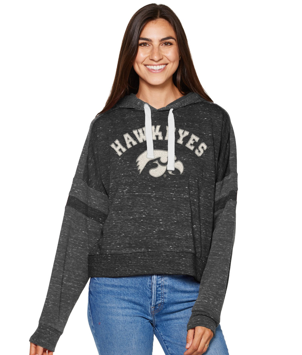 Women's Iowa Hawkeyes Lost City Speckle Hoodie