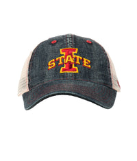 Iowa State Cyclones Wrangler Denim Trucker Adjustable Hat