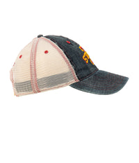 Iowa State Cyclones Wrangler Denim Trucker Adjustable Hat