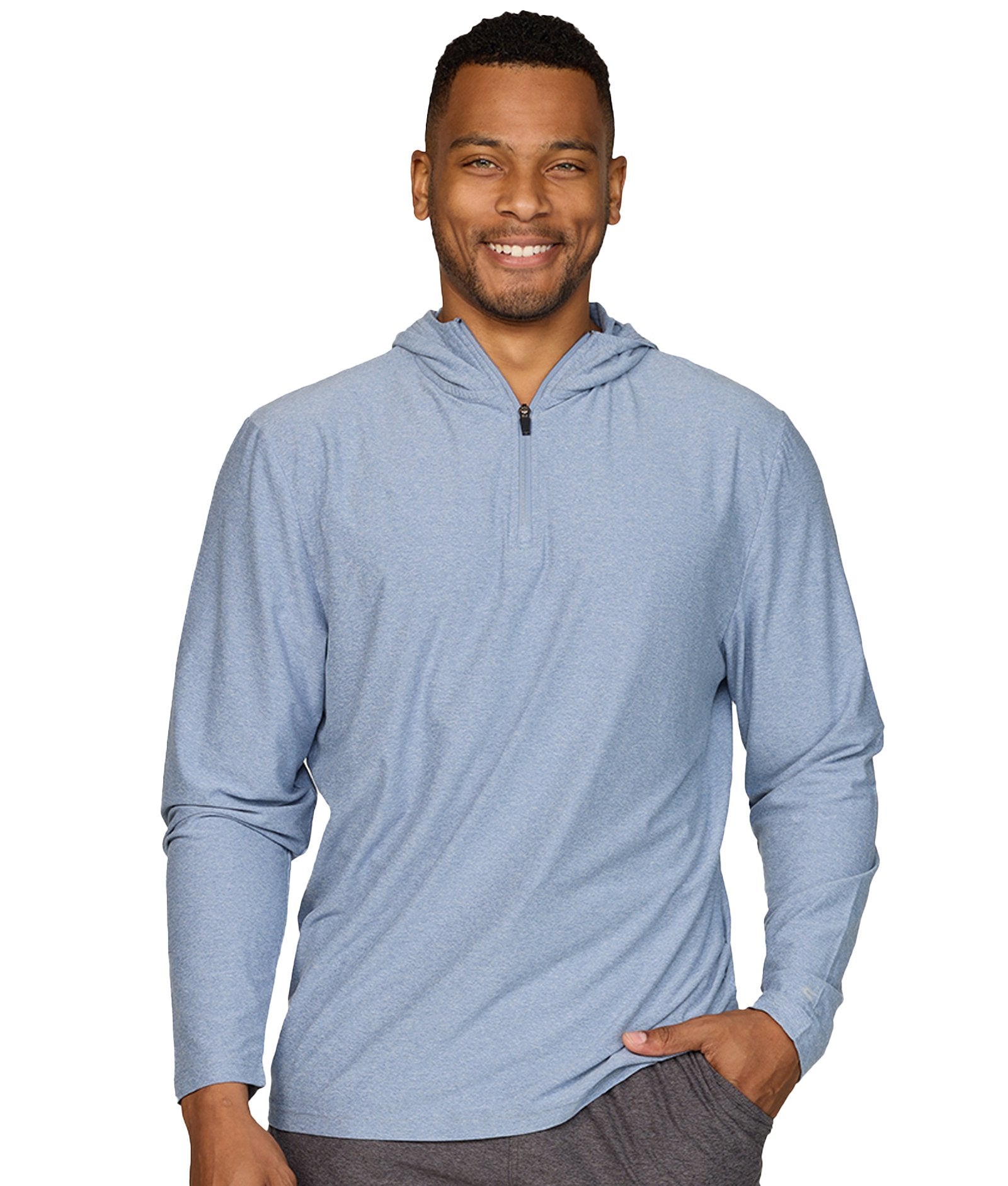 Men's Infinity Jagger Pullover Hooded Quarter Zip