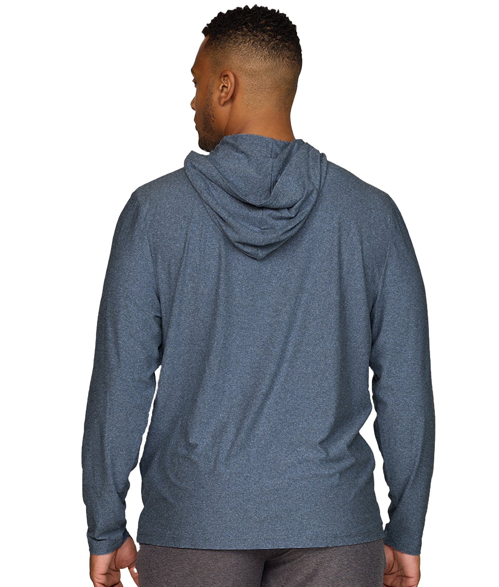 Men's Navy Jagger Pullover Hooded Quarter Zip