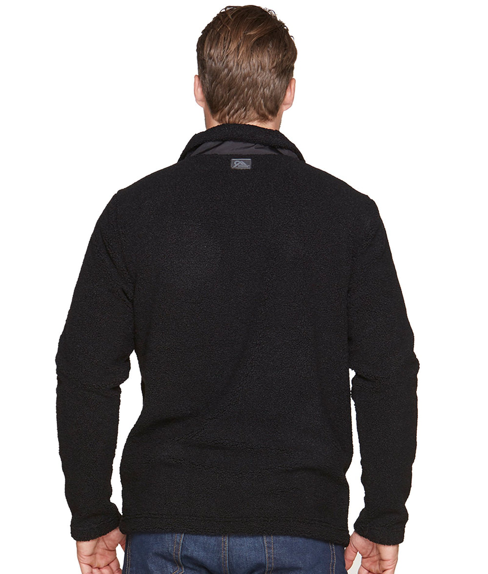 Men's Black Journey Quarter Zip Pullover
