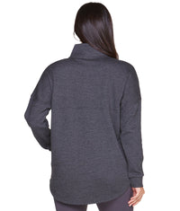 Women's Black Julana Oversized Quarter Zip