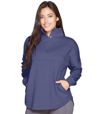 Women's Evening Blue Julana Oversized Quarter Zip