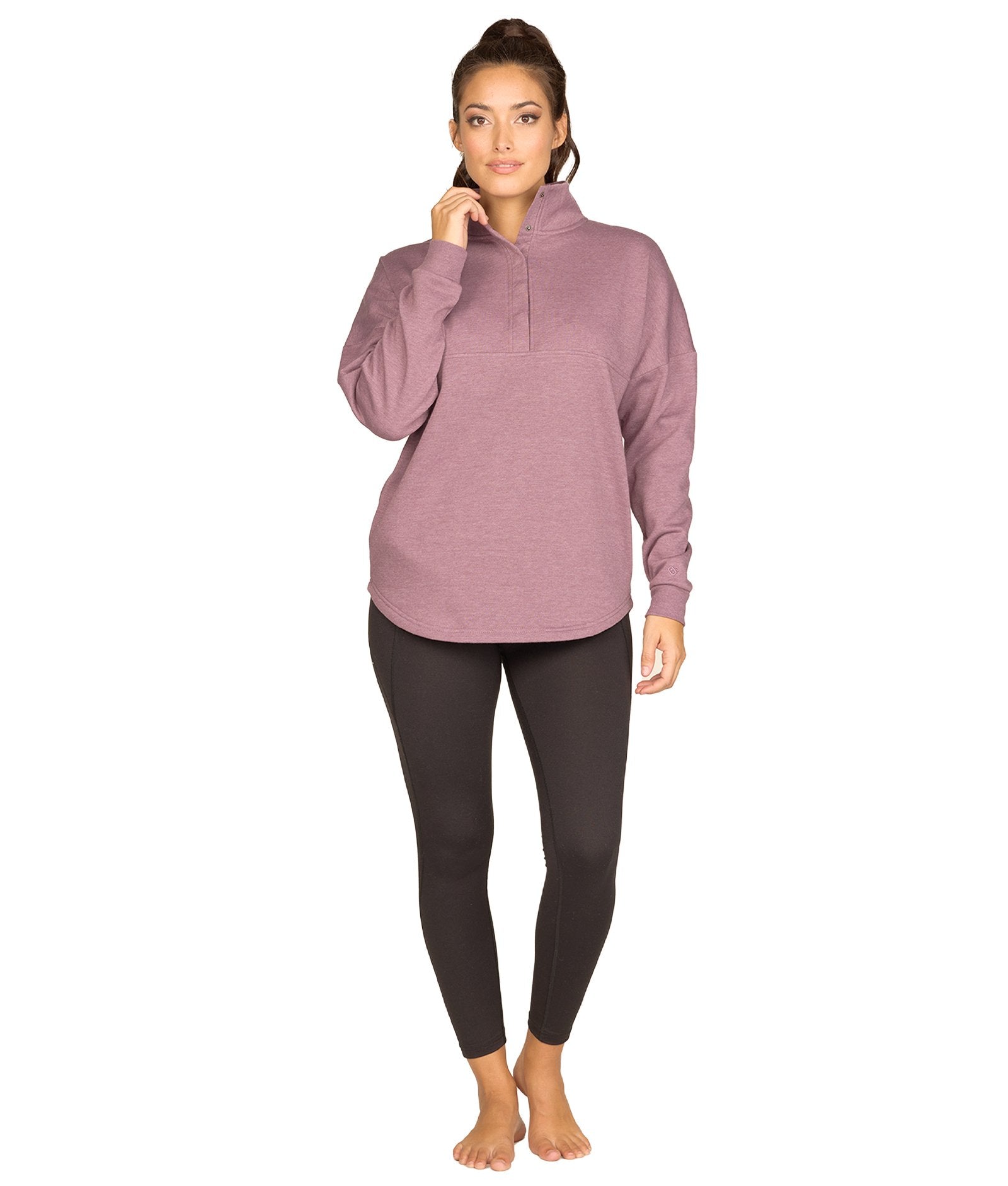 Women's Purple Rain Julana Oversized Quarter Zip