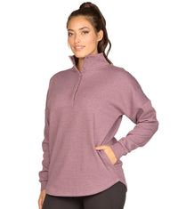 Women's Purple Rain Julana Oversized Quarter Zip