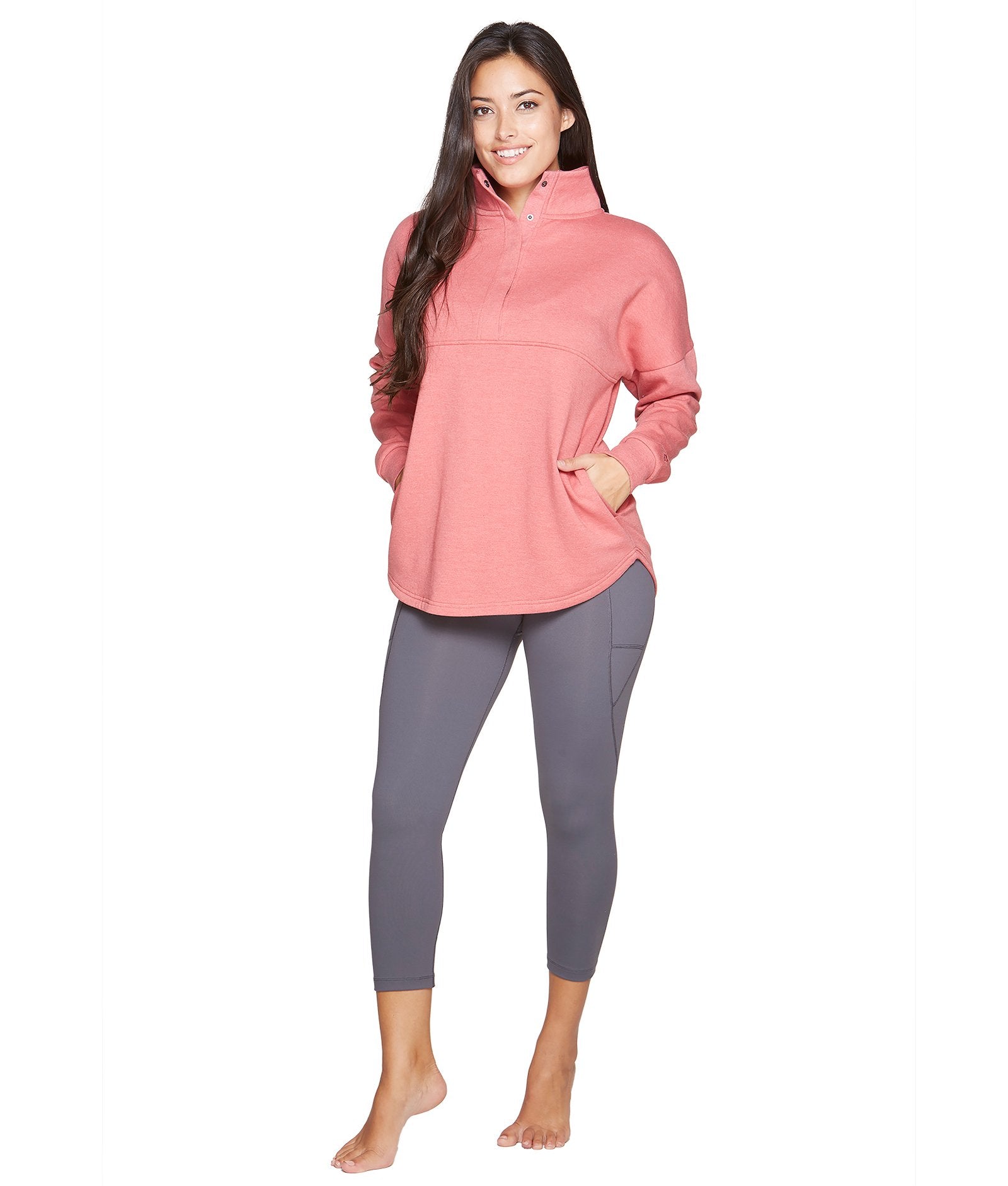 Women's Rose Julana Oversized Quarter Zip