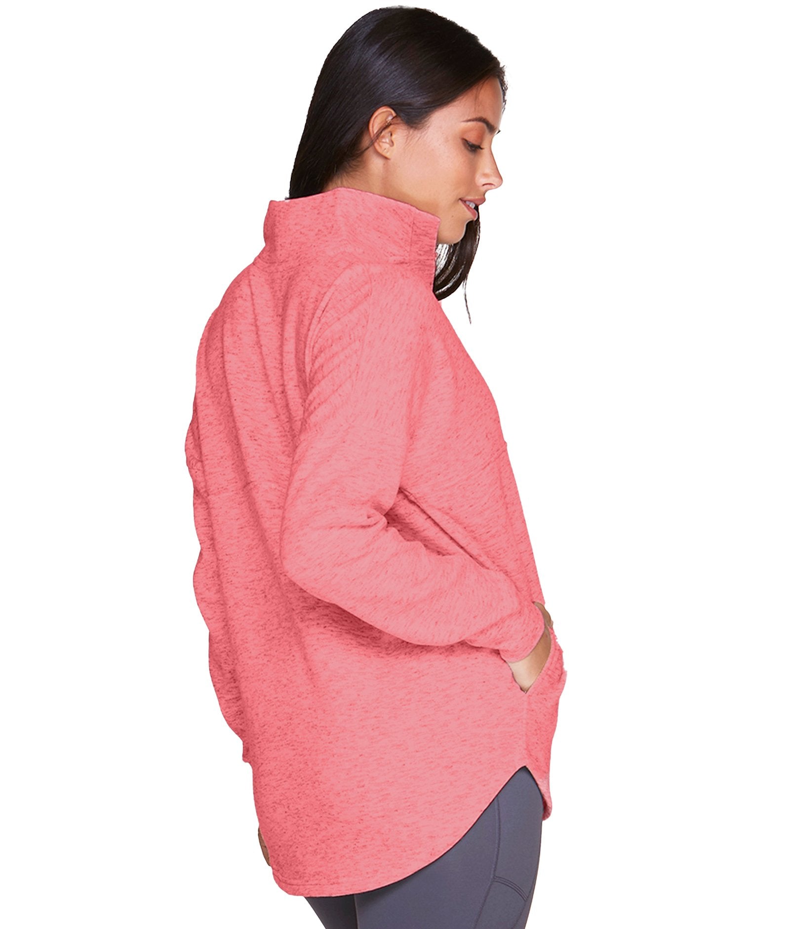 Women's Rose Julana Oversized Quarter Zip