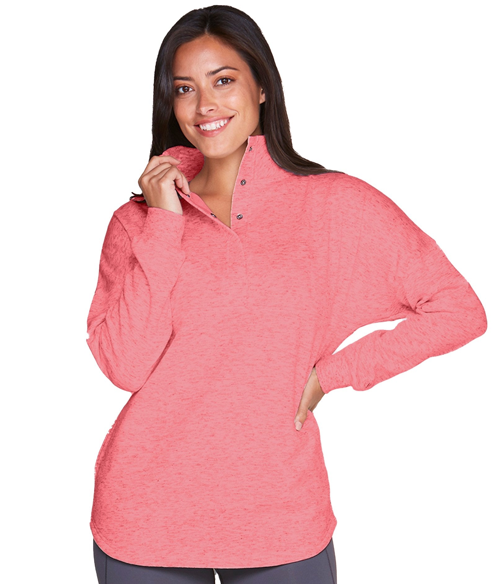 Women's Rose Julana Oversized Quarter Zip