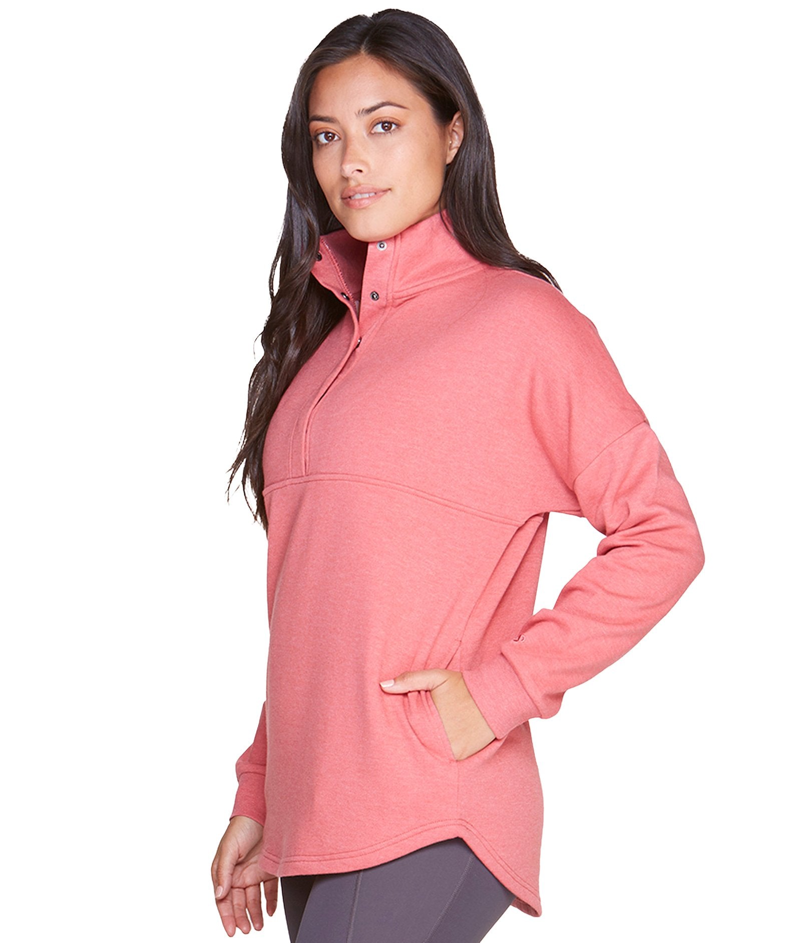 Women's Rose Julana Oversized Quarter Zip