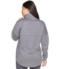 Women's Smoked Pearl Julana Oversized Quarter Zip