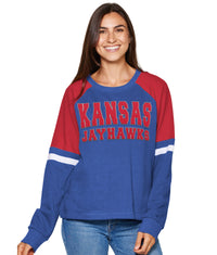 Women's Kansas Jayhawks Fairfax Scoop Neck Fleece