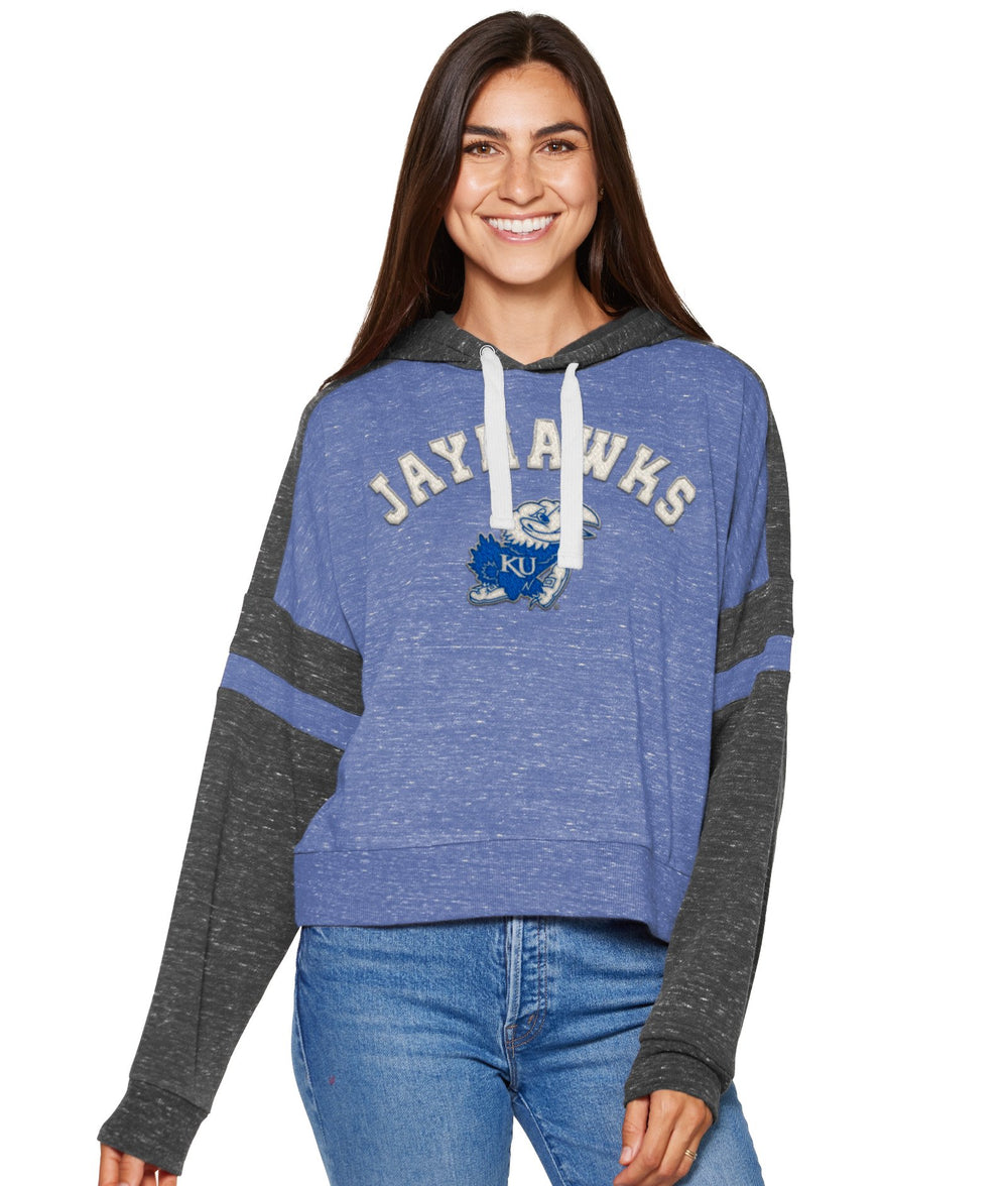 Women's Kansas Jayhawks Lost City Speckle Hoodie