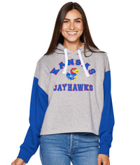 Women's Kansas Jayhawks Sage Pullover Hoodie