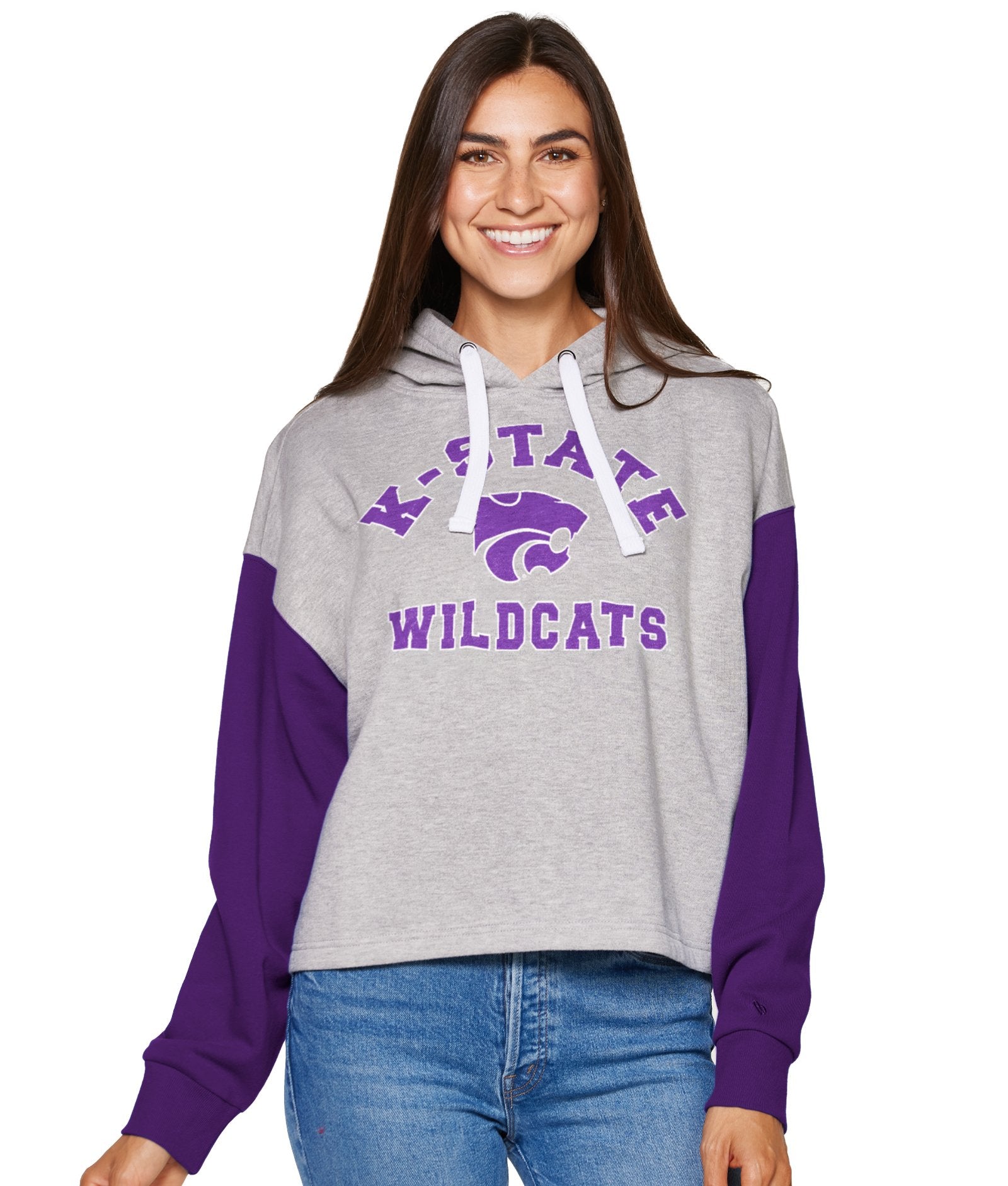 Women's Kansas State Wildcats Sage Pullover Hoodie