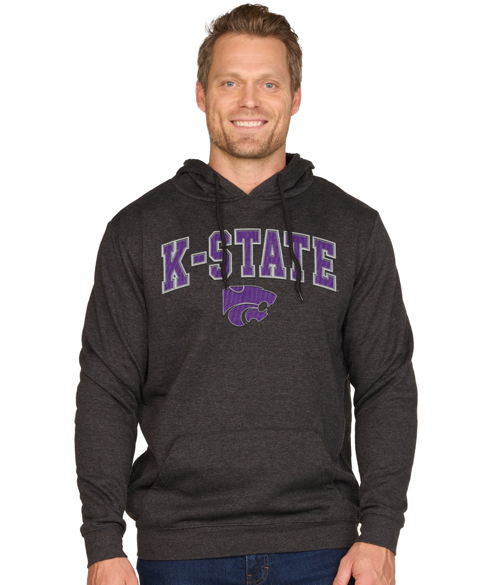 Men's Black Kansas State Wildcats Stadium Hoodie