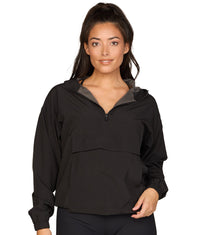 Women's Black Kelsey Quarter Zip Anorak