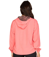 Women's Coral Kelsey Quarter Zip Anorak